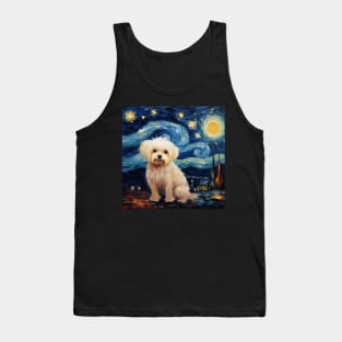 Maltese dog Night Tank Top